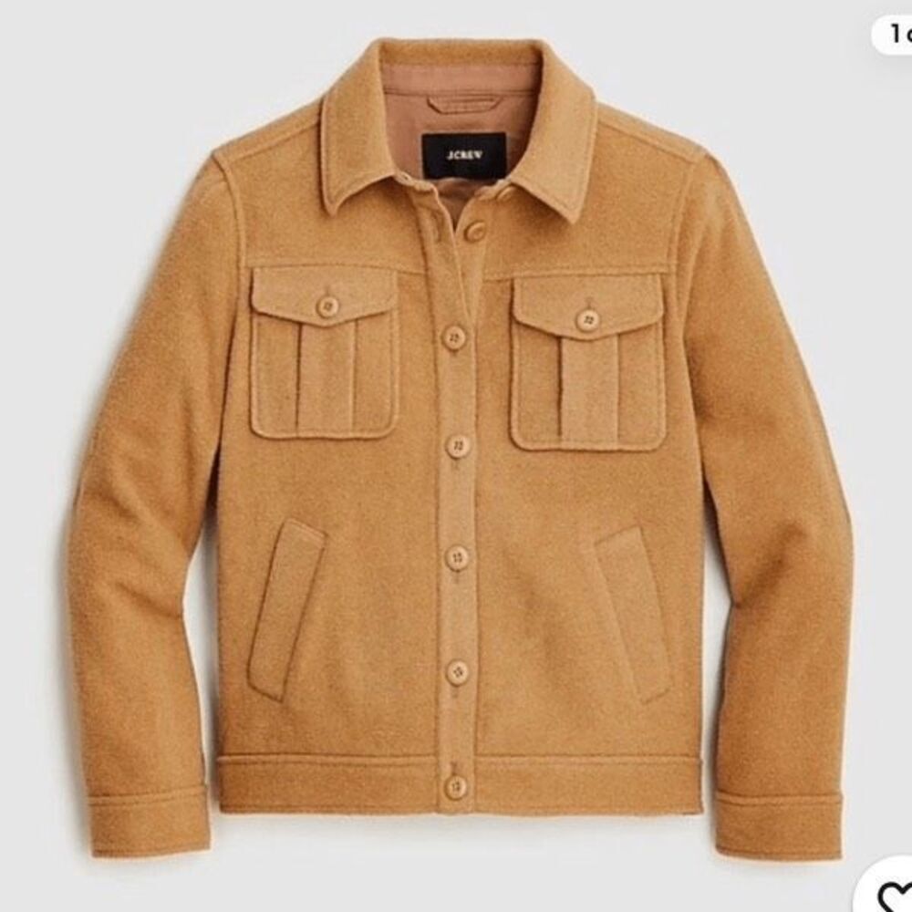 J CREW XL Shirt-jacket in Stretch Wool
